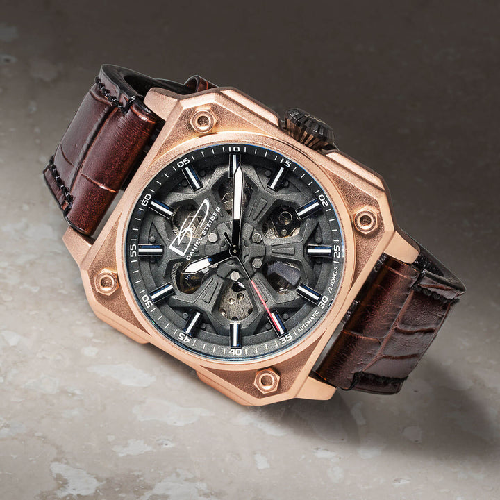 Daniel Steiger Vortex Rose Gold Men's Watch