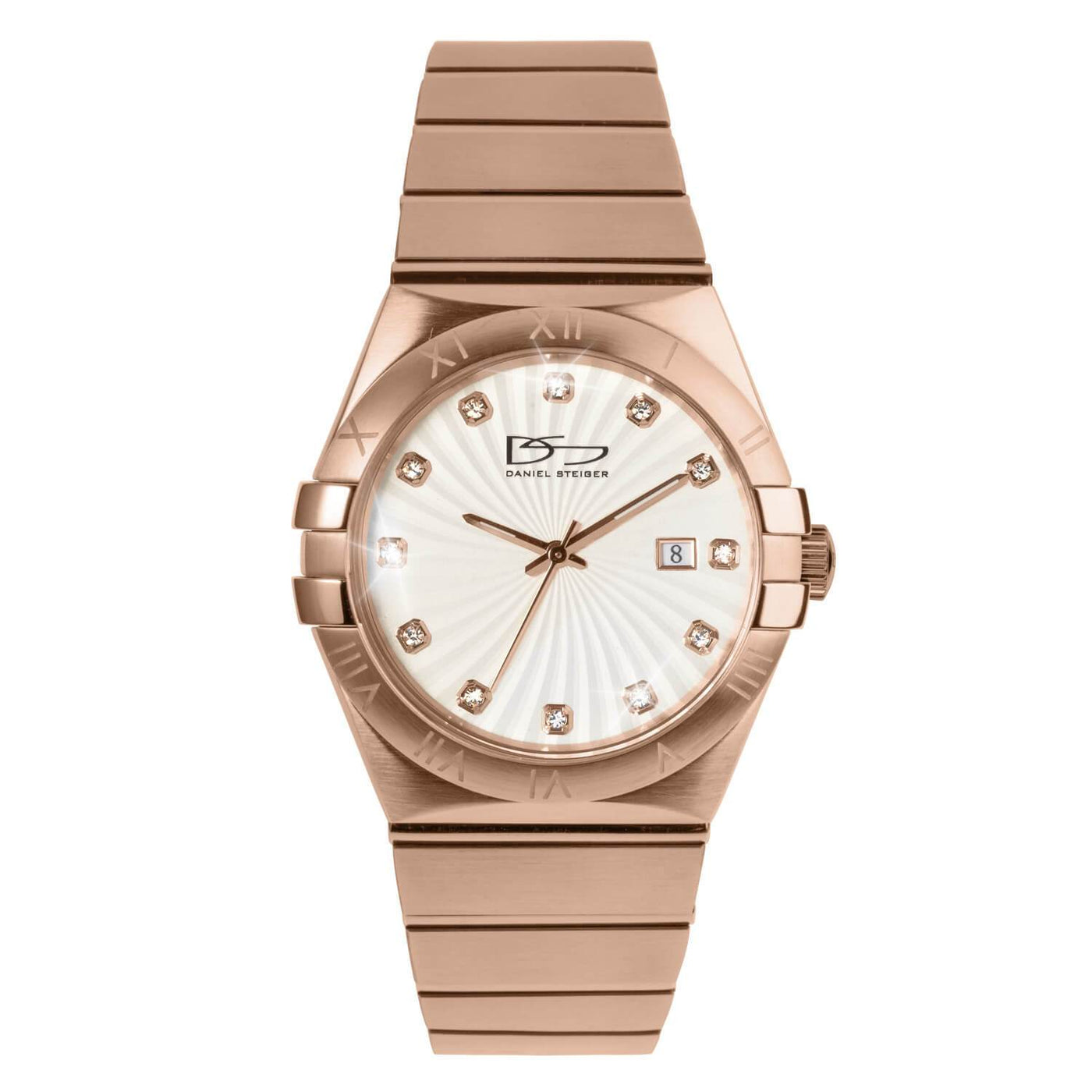 Daniel Steiger Diplomat Men's Rose Gold Watch