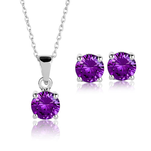 Daniel Steiger Brilliant Birthstones Set February