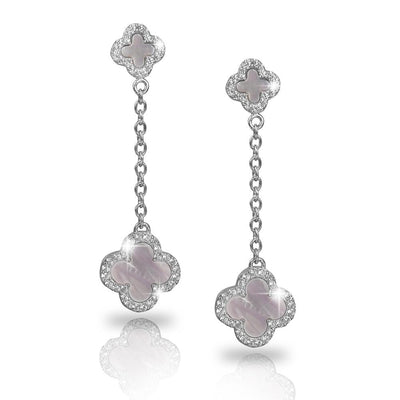 Summer Butterfly Earrings featuring delicate butterfly-shaped sterling silver pieces plated with rhodium, adorned with sparkling accents, designed for women’s jewelry collections.