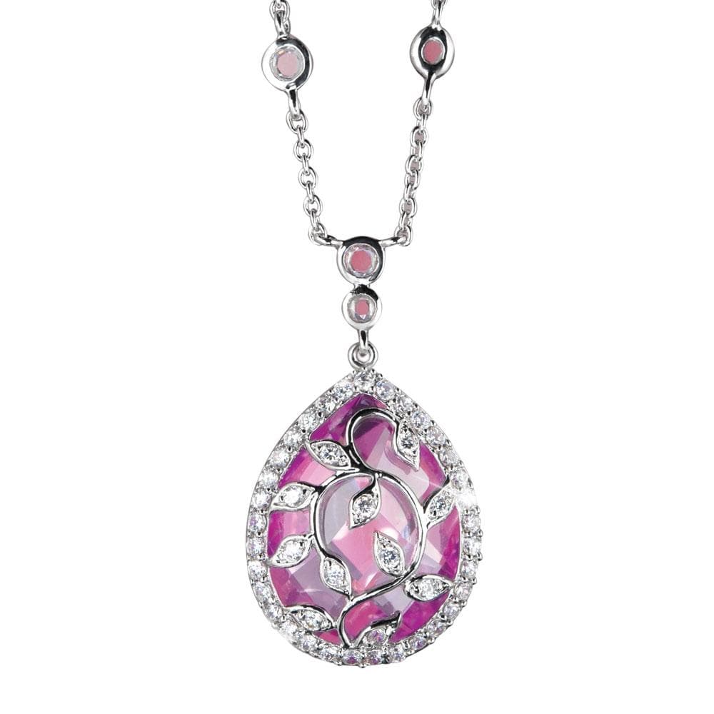 Daniel Steiger Pink Blush Vine Pendant