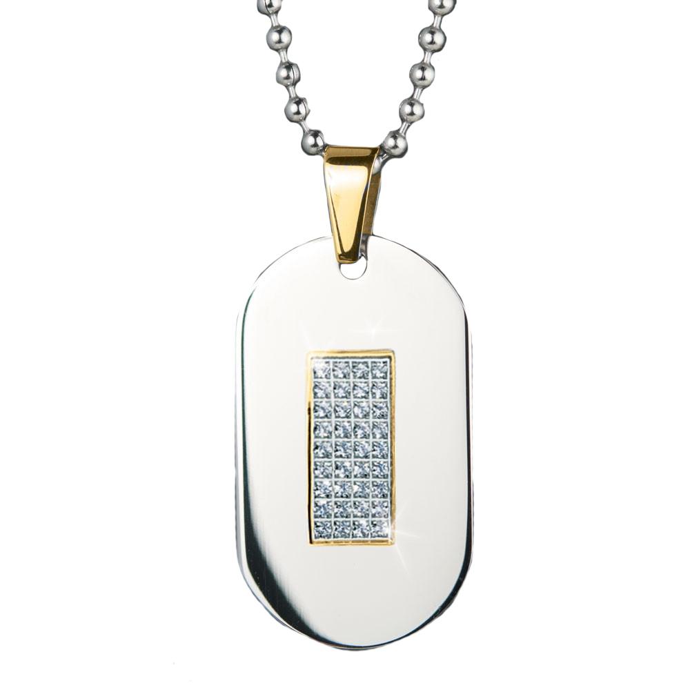 Daniel Steiger Diamonds and Steel Dog Tag