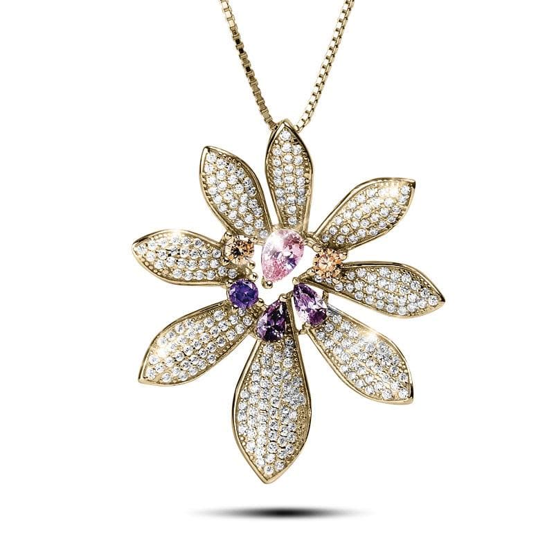 Daniel Steiger Ayana Flower Pendant