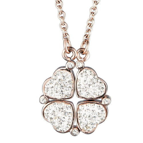 Daniel Steiger Swaroski Clover Tan Pendant