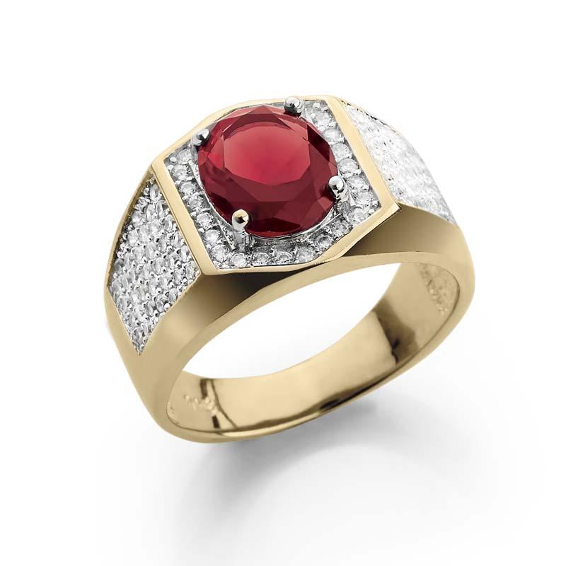 Daniel Steiger Rialto Garnet Men's Ring