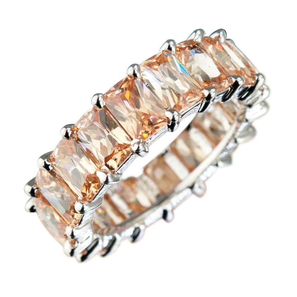 Daniel Steiger Champagne Forever Baguette Eternity Ring