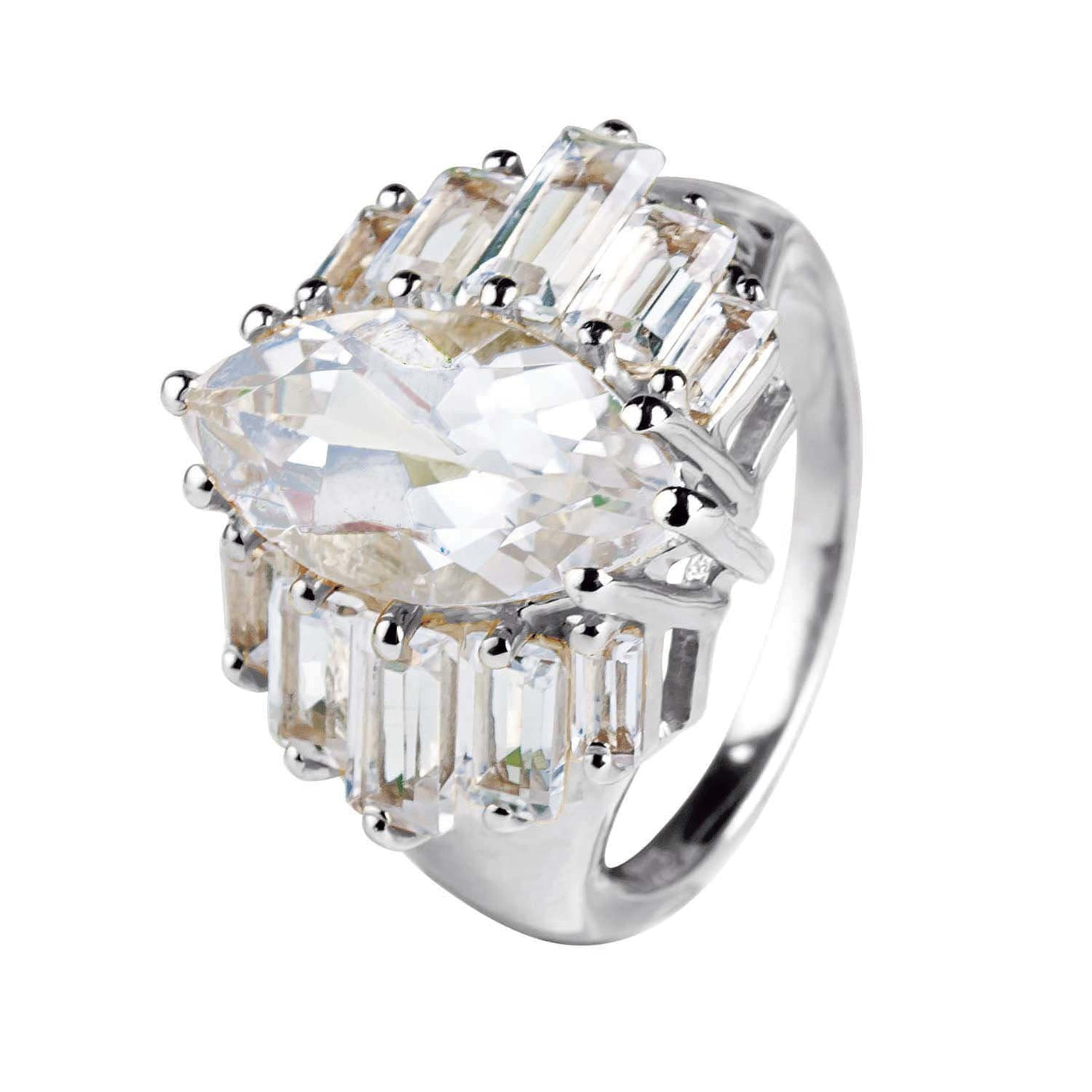 Daniel Steiger Venus Rhodium Ring