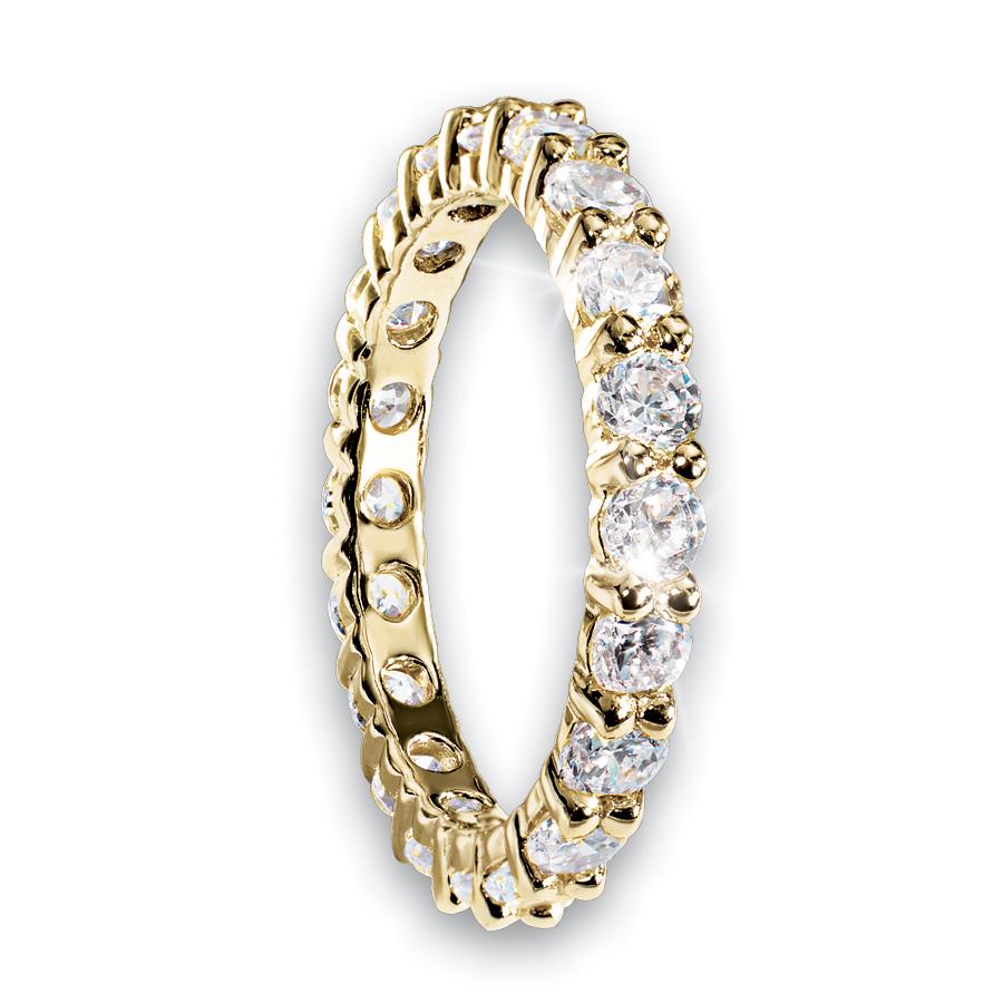 Daniel Steiger Gold Millionaire Tennis Eternity Ring