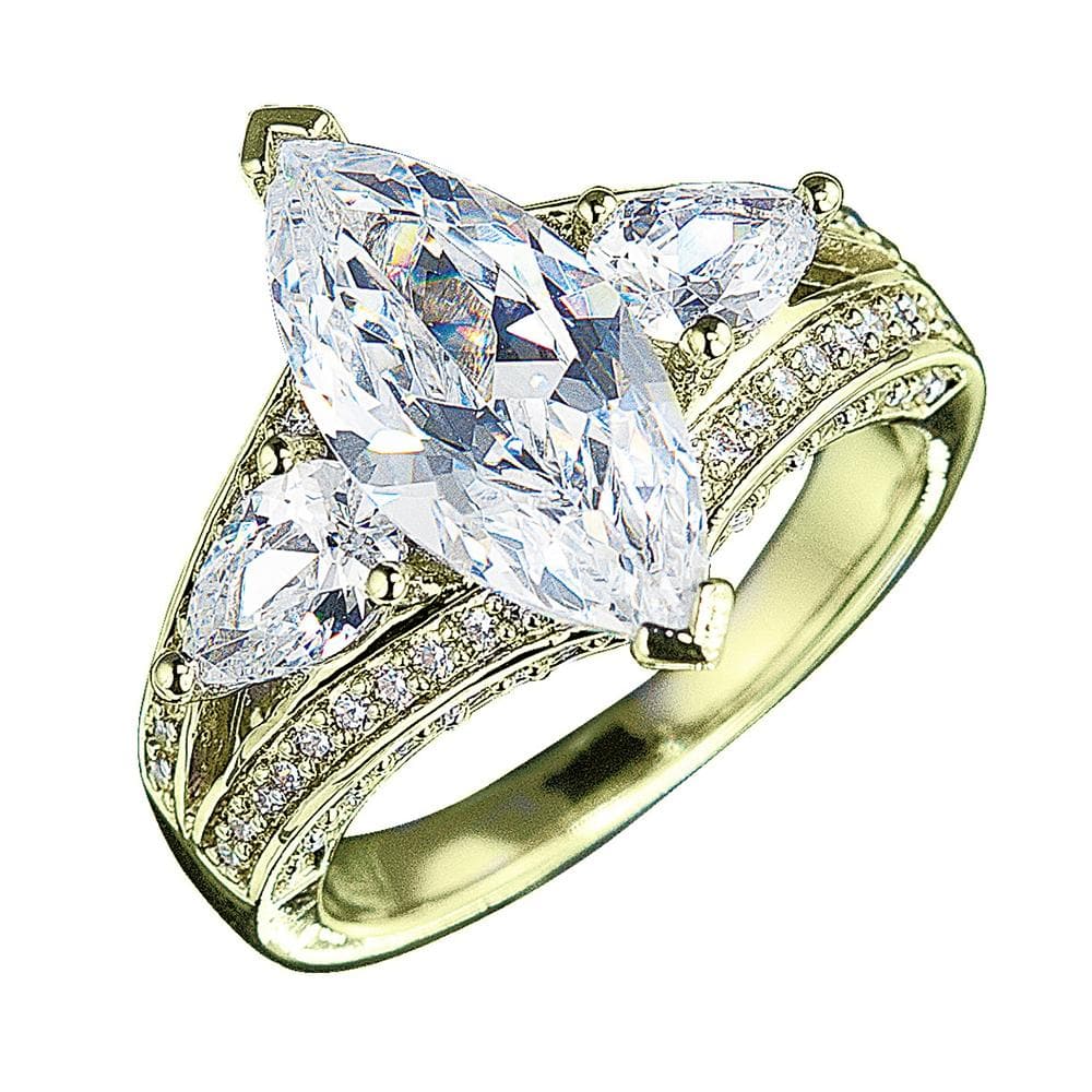 Daniel Steiger Millionaire Marquise Gold Ring
