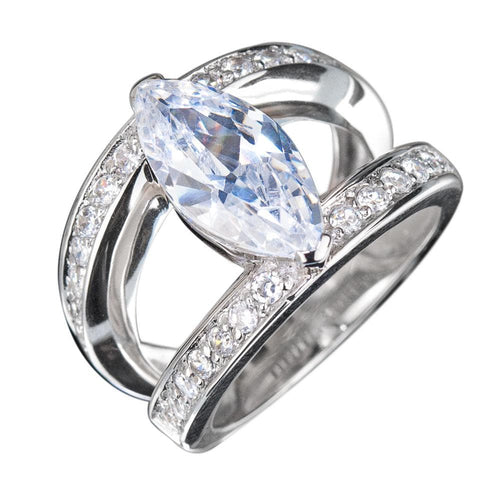 Daniel Steiger Marquise Strata Ring