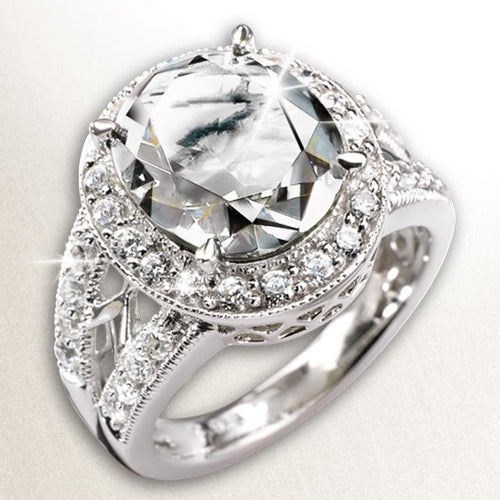 Daniel Steiger Millionaire Oval Clear Ring