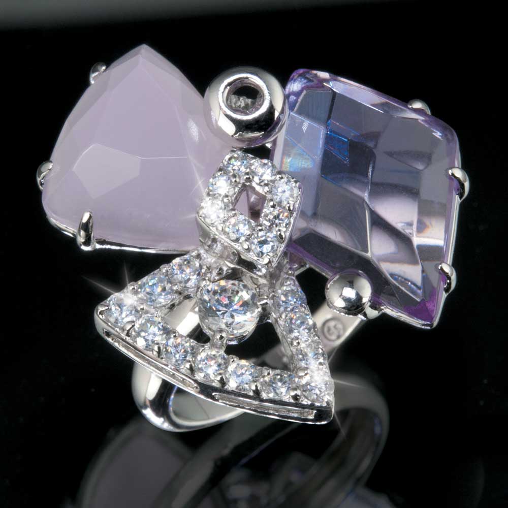 Daniel Steiger Pink Modernista Ring