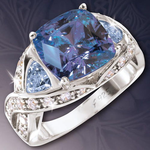 Daniel Steiger Blue Topaz Palace Ring