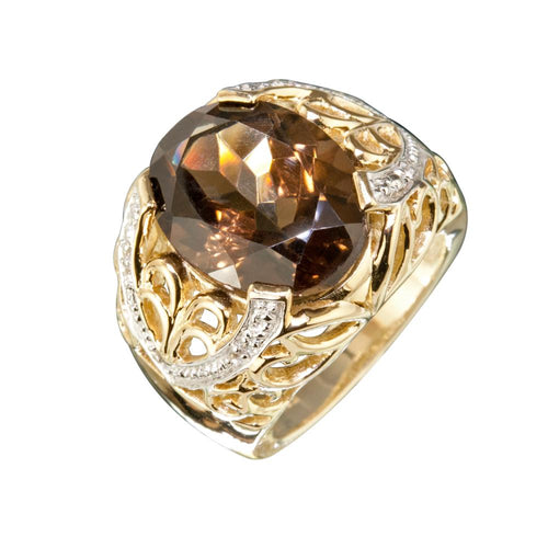Daniel Steiger Smokey Topaz Ring